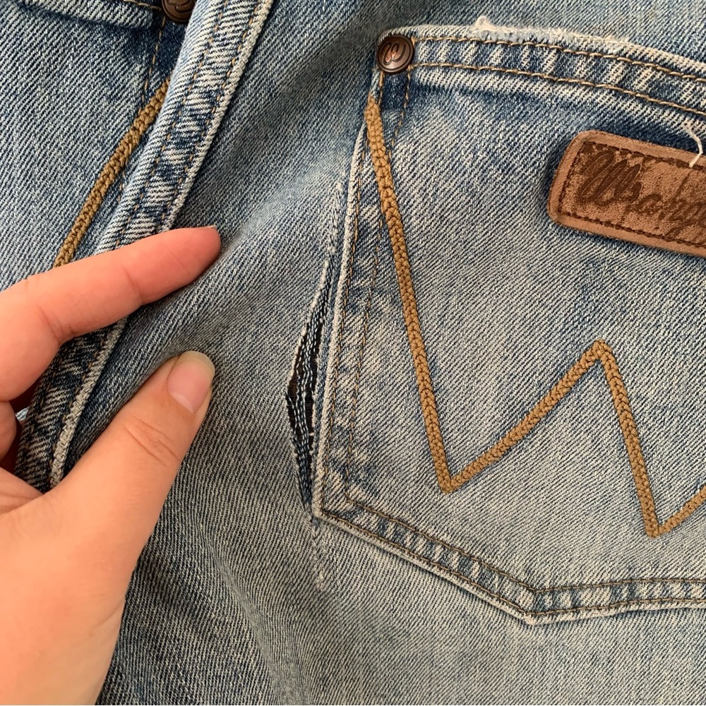 Wrangler Low Rise Bootcut Jeans Size 11x36 - Picture 8 of 12